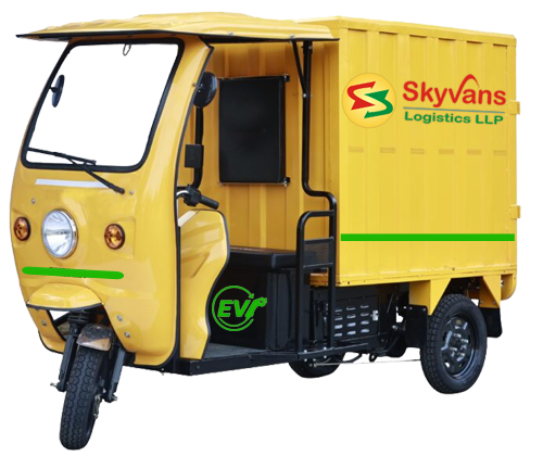 Skyvans-branded electric last-mile delivery vehicle